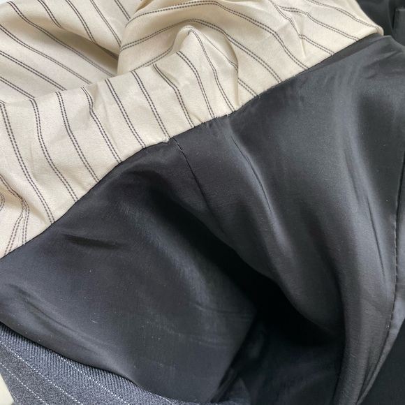 J.Crew 1035 Supper 120s Pinstriped Blazer in Gray - Picture 12 of 16